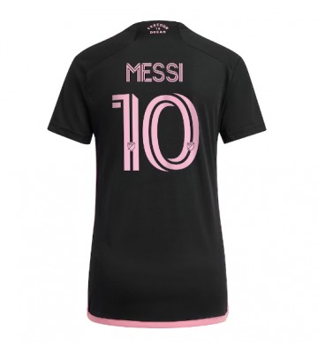 Inter Miami Lionel Messi #10 Vieraspaita Naisten 2023-24 Lyhyet Hihat